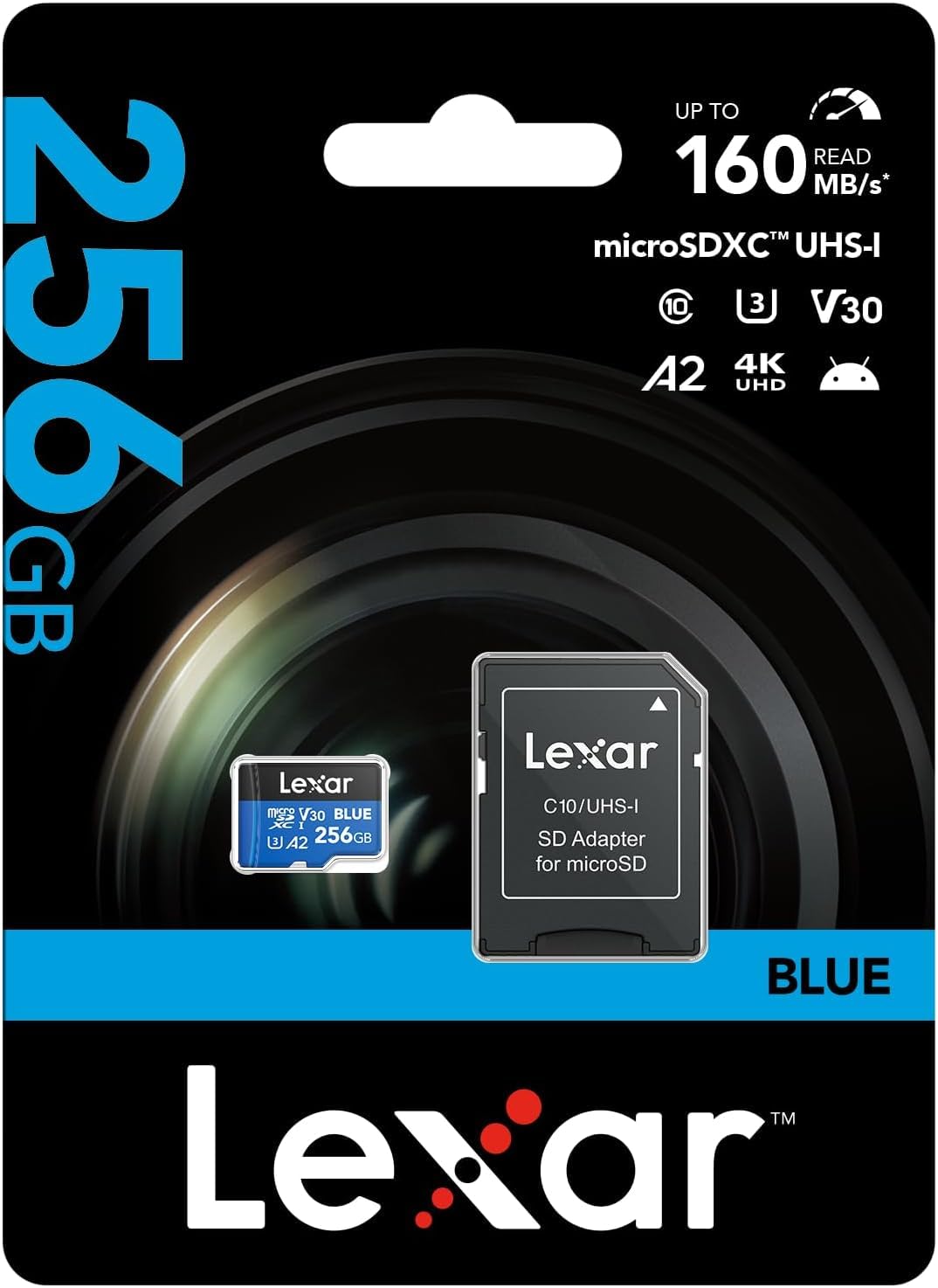 Amazon.com: Lexar High-Performance 633x 256GB microSDXC UHS-I Card