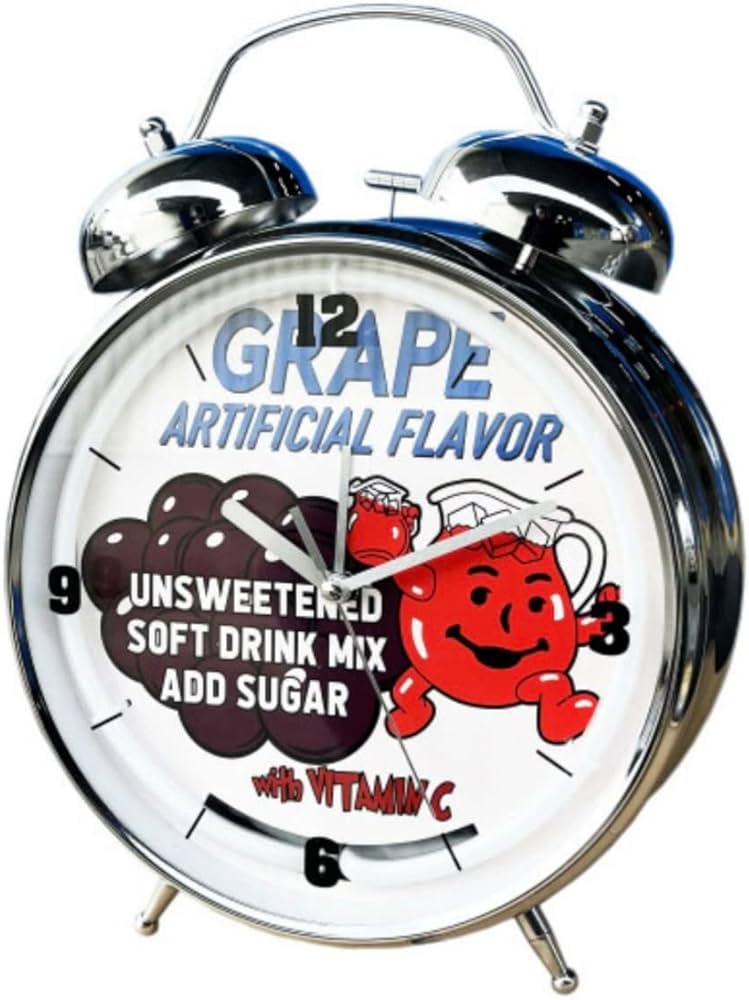 Amazon.co.jp: アメリカン ネオン ビッグ アラーム クロック (30cm