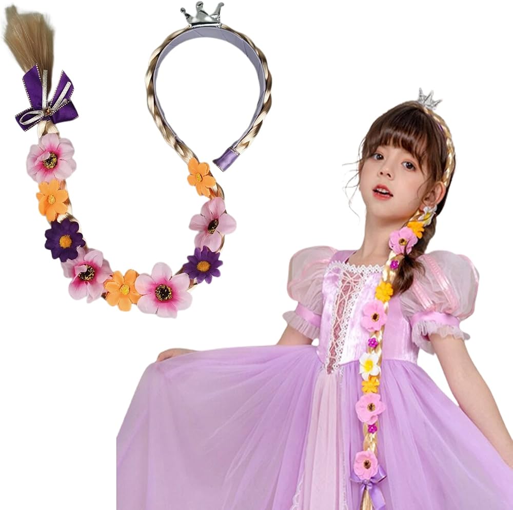 Amazon.co.jp: Doyime ラプンツェル 子供用 ウィッグ コスプレ
