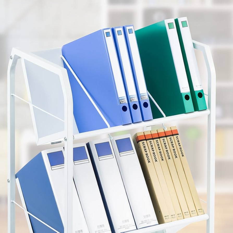 Amazon.co.jp: イーサプライ ファイルワゴン 3段 A4 キャスター