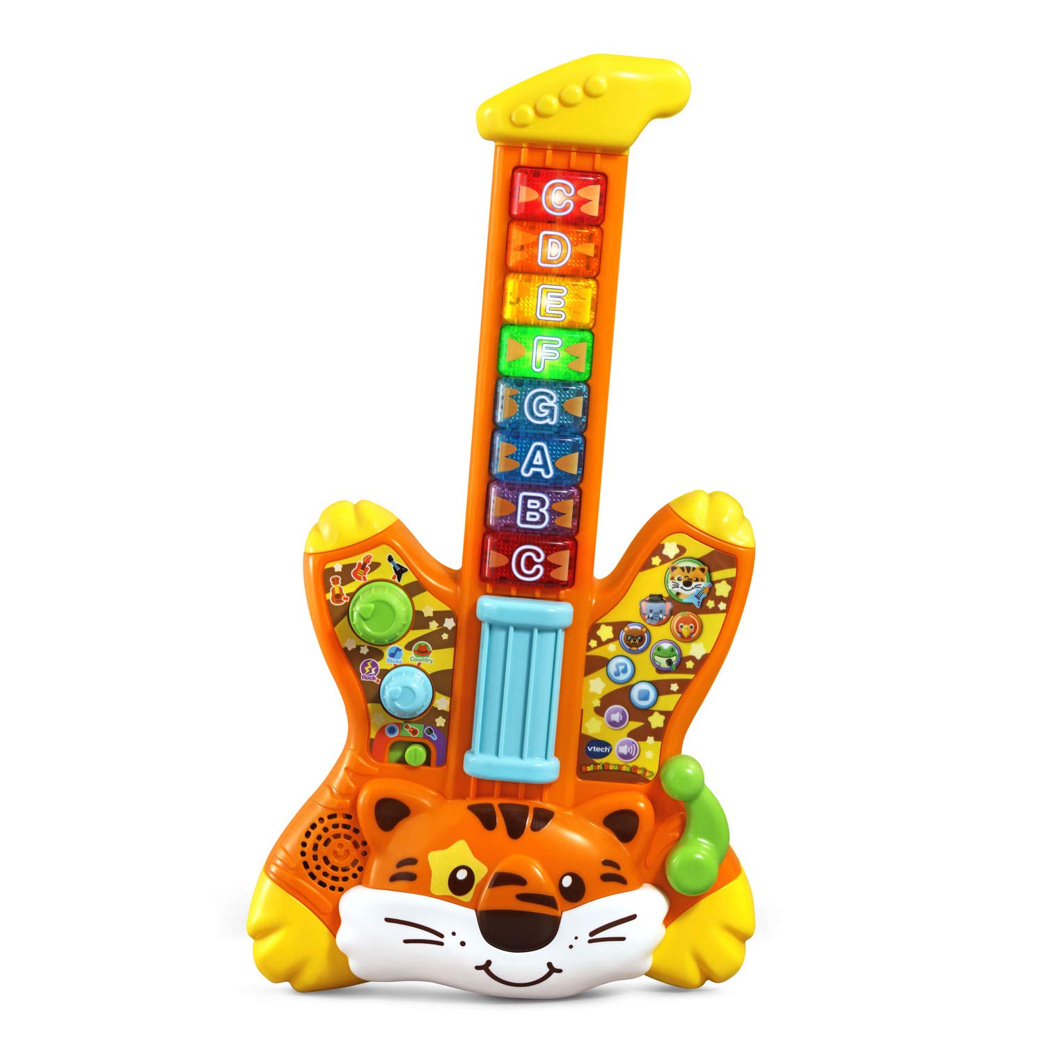 Amazon.co.jp: VTech Zoo Jamz タイガーロックギター オレンジ : おもちゃ
