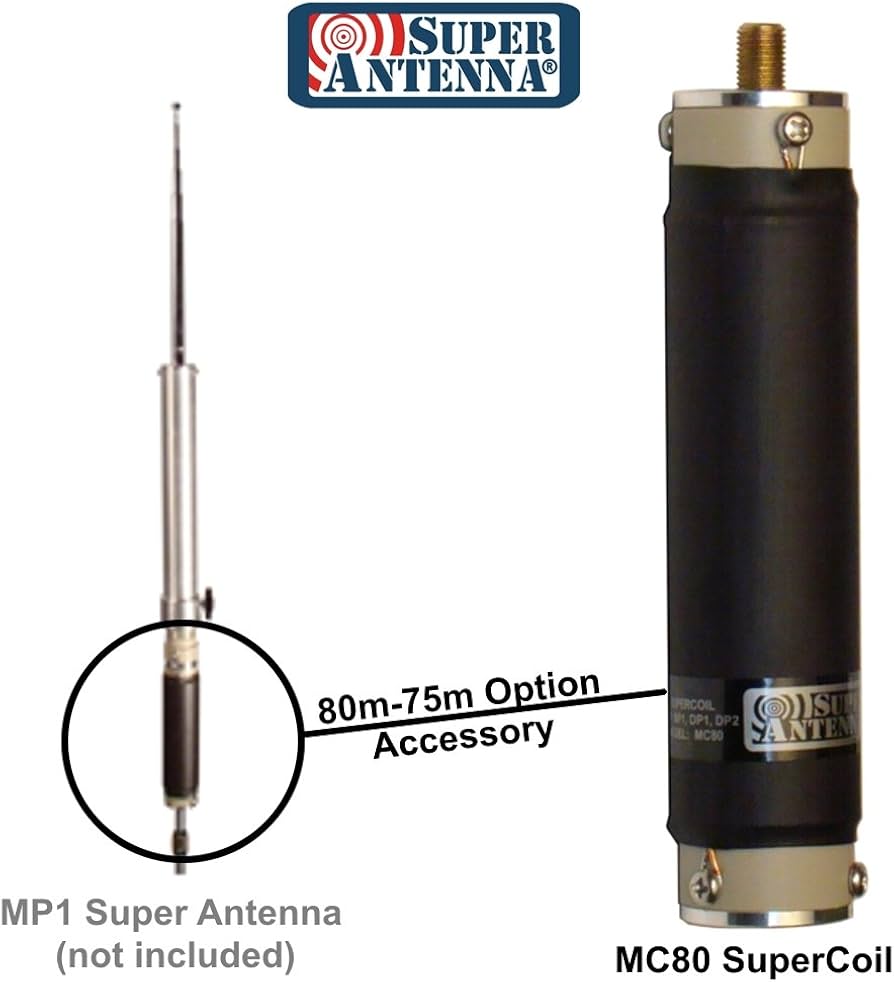 Amazon.com: Super Antenna MC80 Supercoil 80m and 75 Meter Coil for