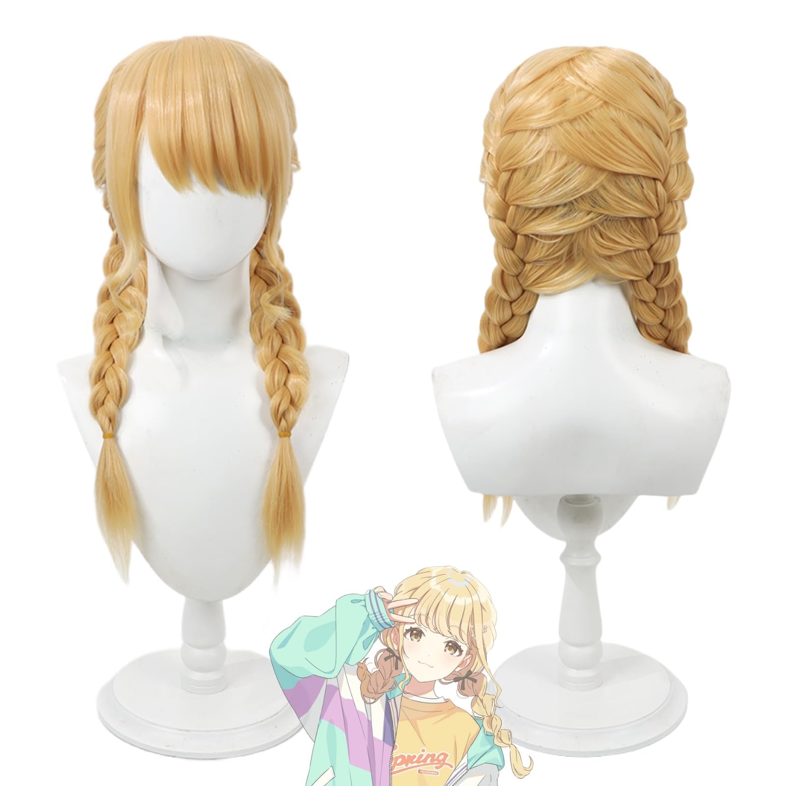 Amazon | CHIASA 藤田 ことね コスプレウィッグ 髪飾セット追加可