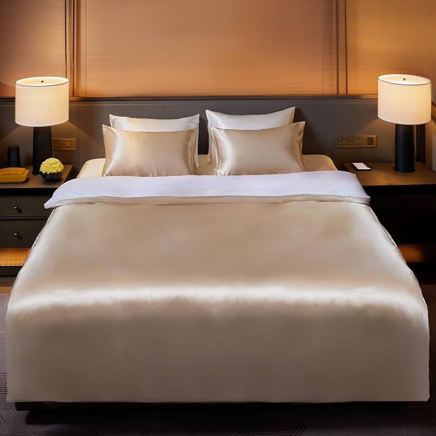 Amazon｜Utukky シルク掛け布団/掛けふとんカバー 150×210cm 100%天然