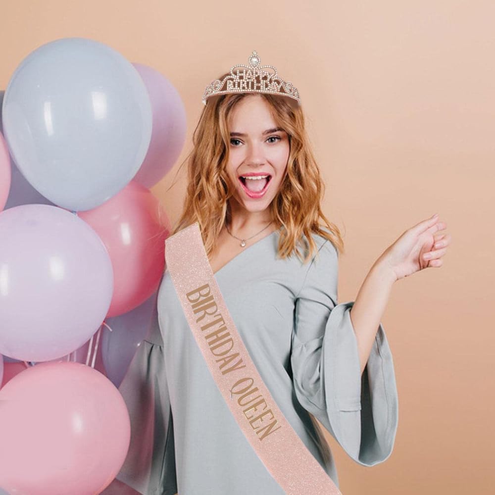Amazon.co.jp: 誕生日ティアラ - ラインストーン バースデー クイーン
