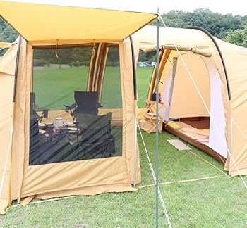 Amazon.co.jp: イグニオ 2ルーム型テント ドームテント 4人用 キャンプ