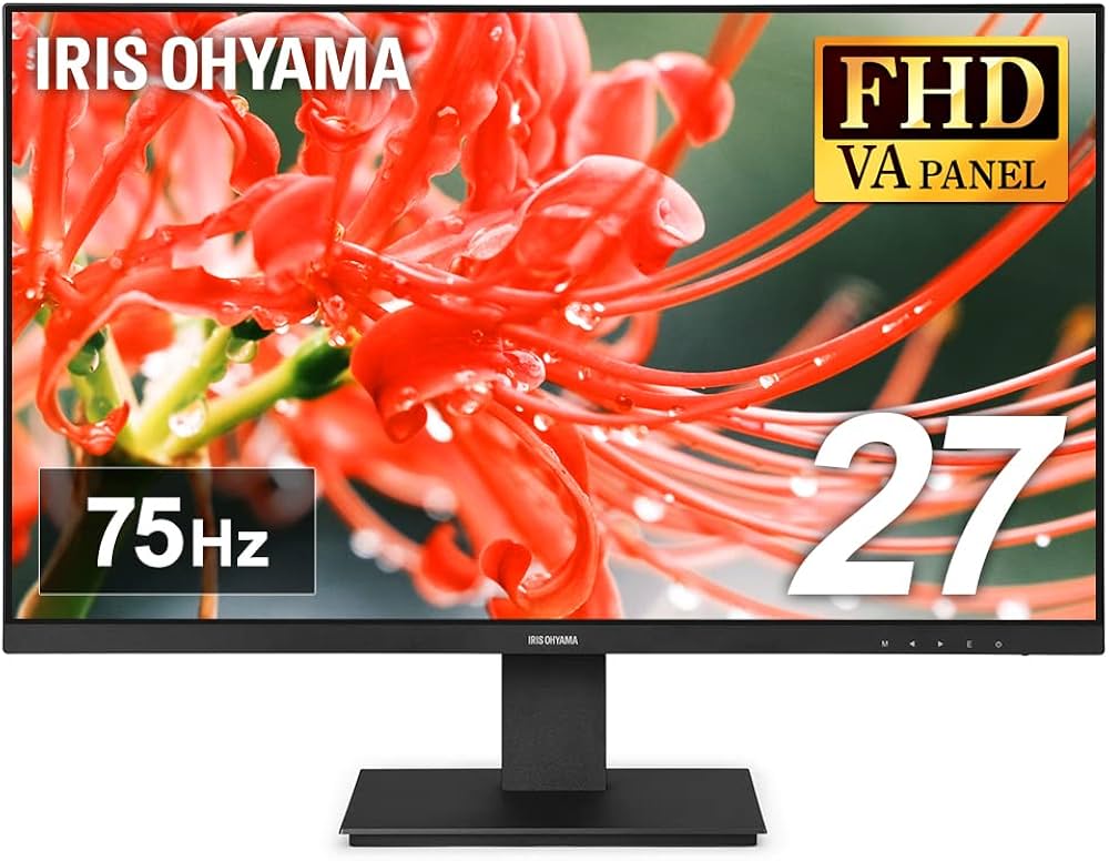 Amazon.co.jp: アイリスオーヤマ モニター 27インチ VAパネル