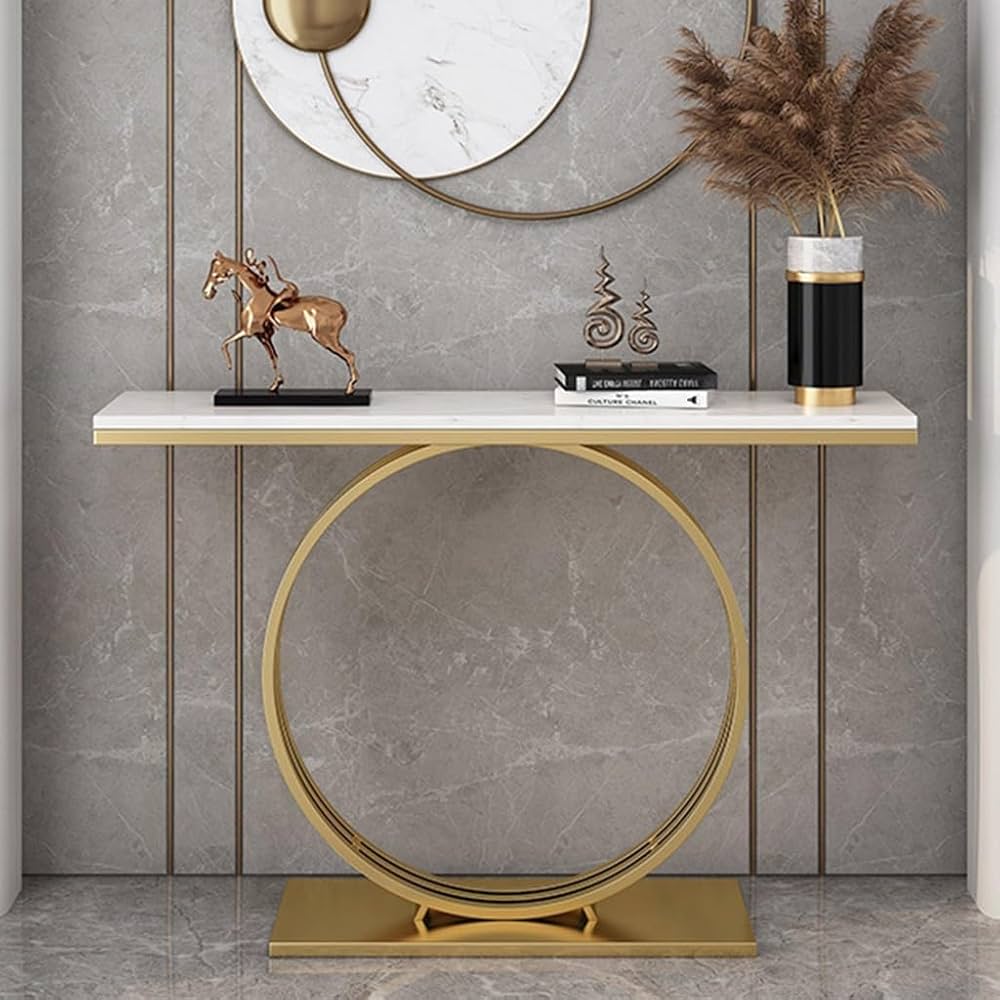 Amazon.co.jp: 廊下コンソールテーブル狭いコンソールテーブルメタル