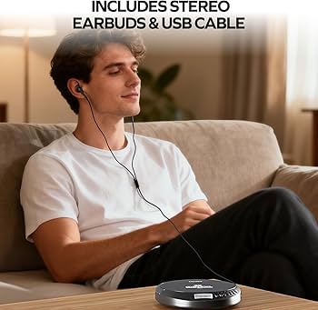 Amazon.com: Coby Portable CD Player with FM Radio and 60-Second