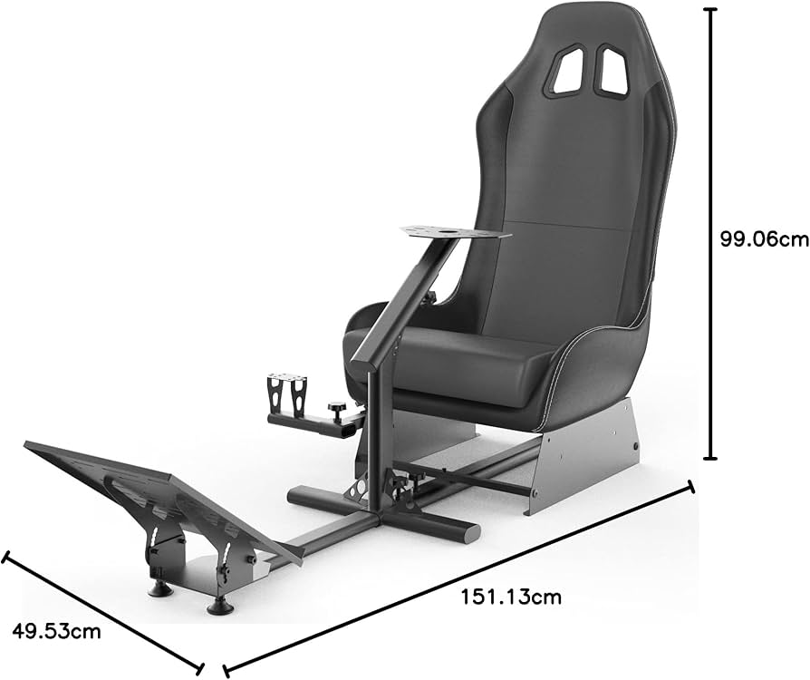 Amazon.co.jp: Cirearoa racing wheel stand with seatレーシング
