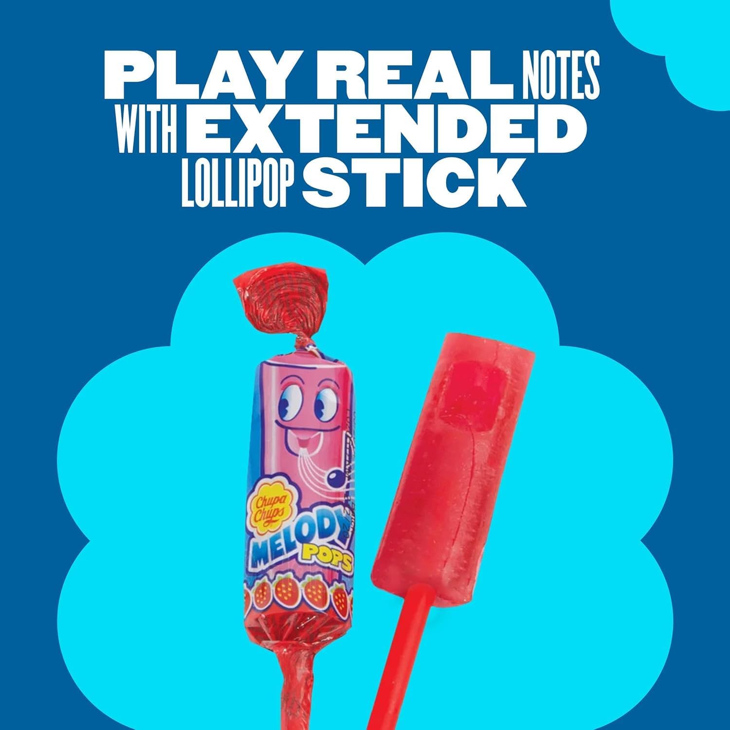Amazon.com : Chupa Chups Melody Pop, Blue Raspberry Flavor, Easter