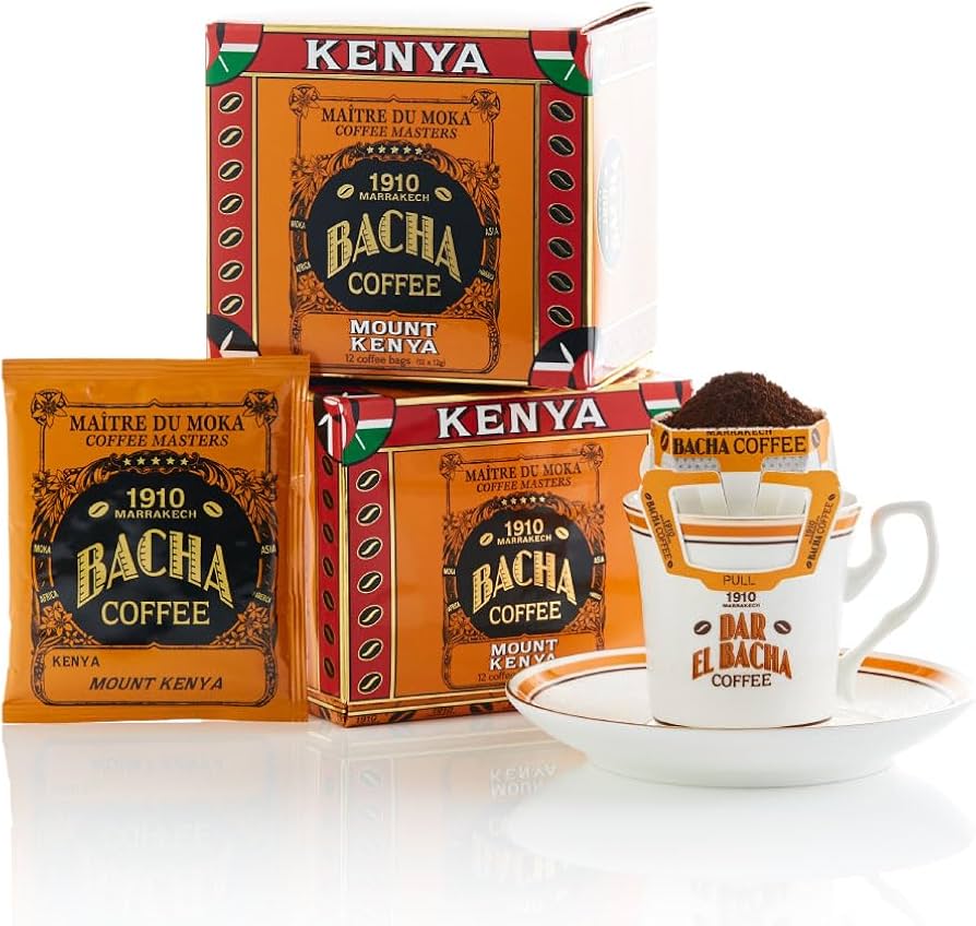 Amazon.com : Bacha Coffee | Mount Kenya Single Origin, Medium Dark