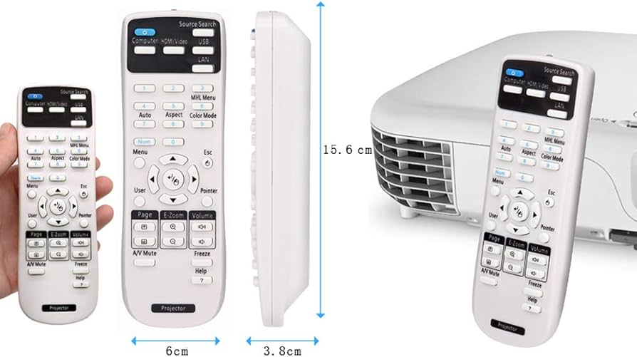 Amazon.co.jp: EachLight プロジェクター交換用 リモコン Epson