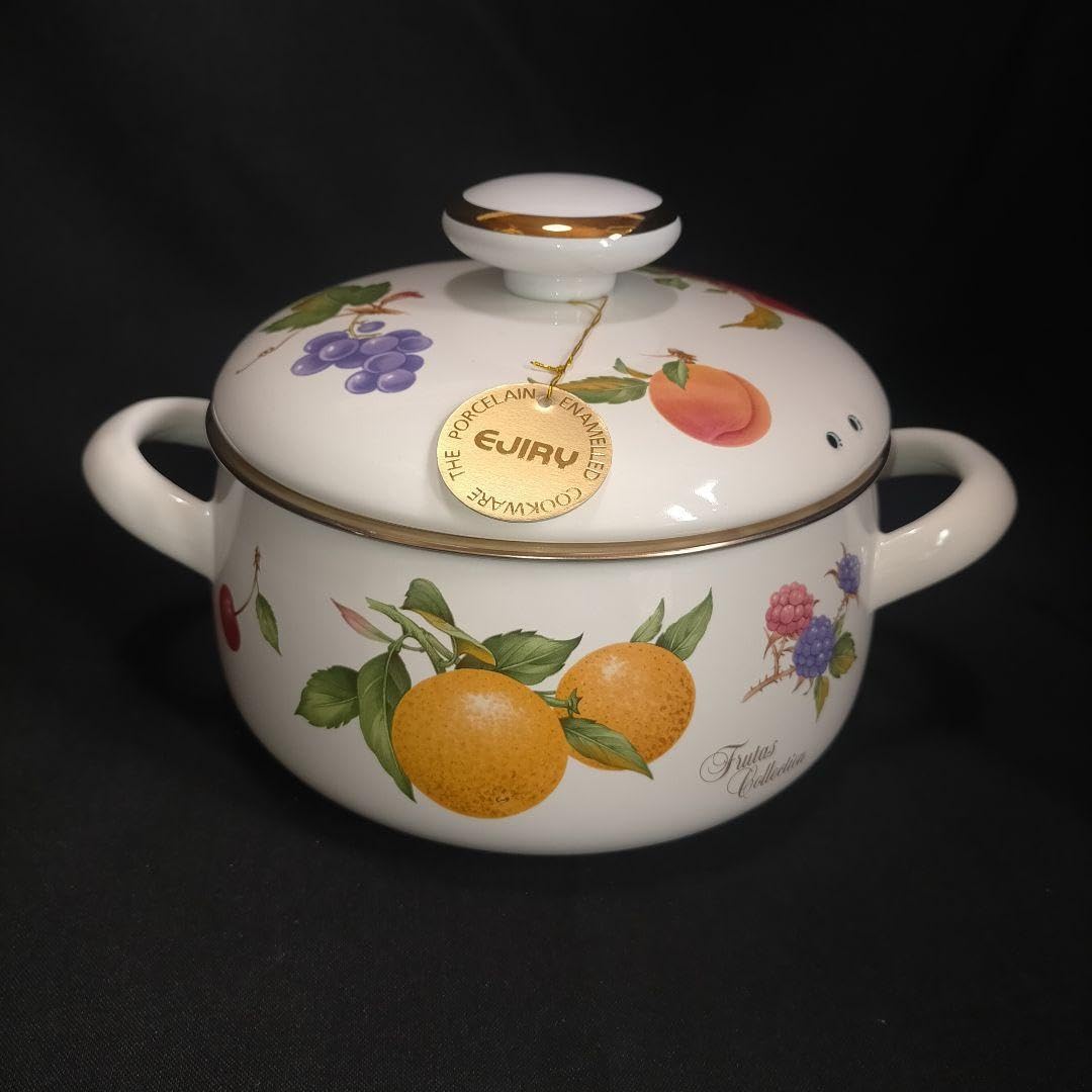 Amazon.co.jp: エジリー 両手鍋 EJIRY ホーロー フルータス IH対応