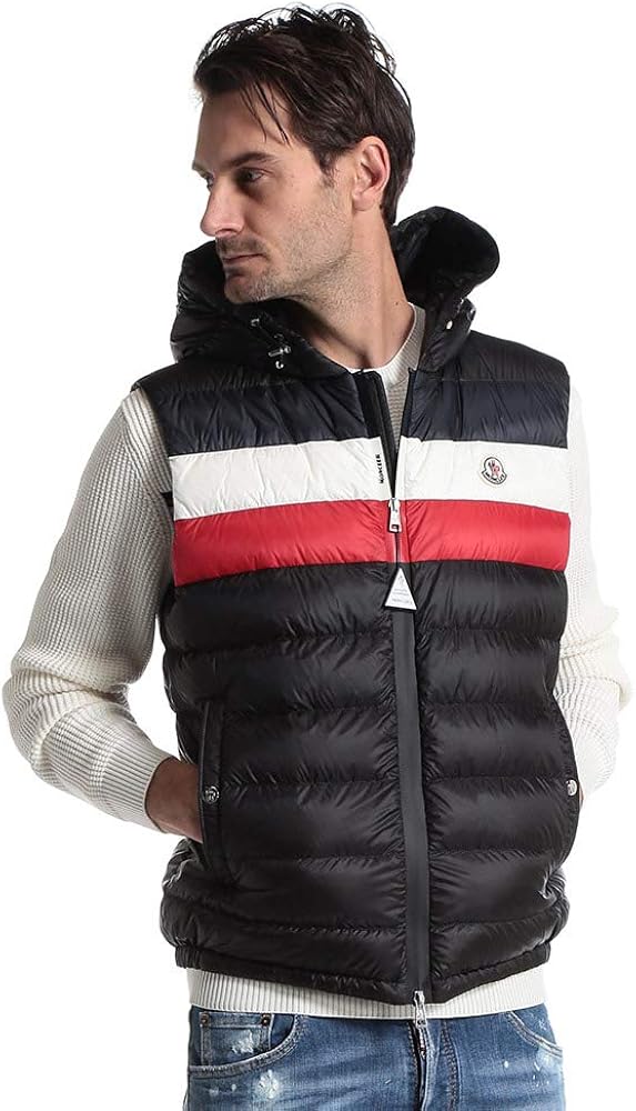 Amazon | (モンクレール) MONCLER トリコロール切り替え フード