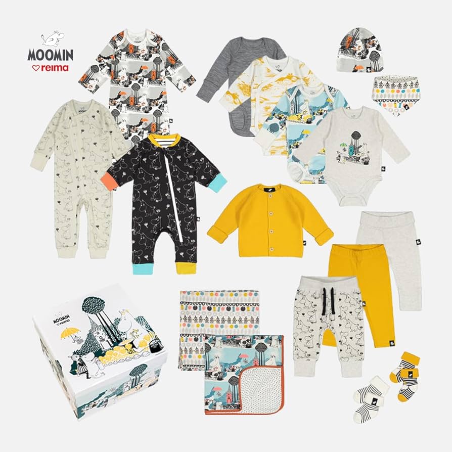 Amazon | ムーミンのベイビー用品17点が入ったムーミン・ベイビー