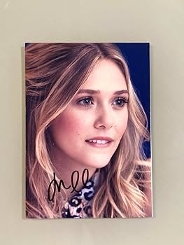 Amazon.co.jp: エリザベスオルセン直筆サイン入り2Lサイズ写真