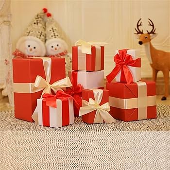 Amazon | クリスマス飾りセット ボックス プレゼントボックス