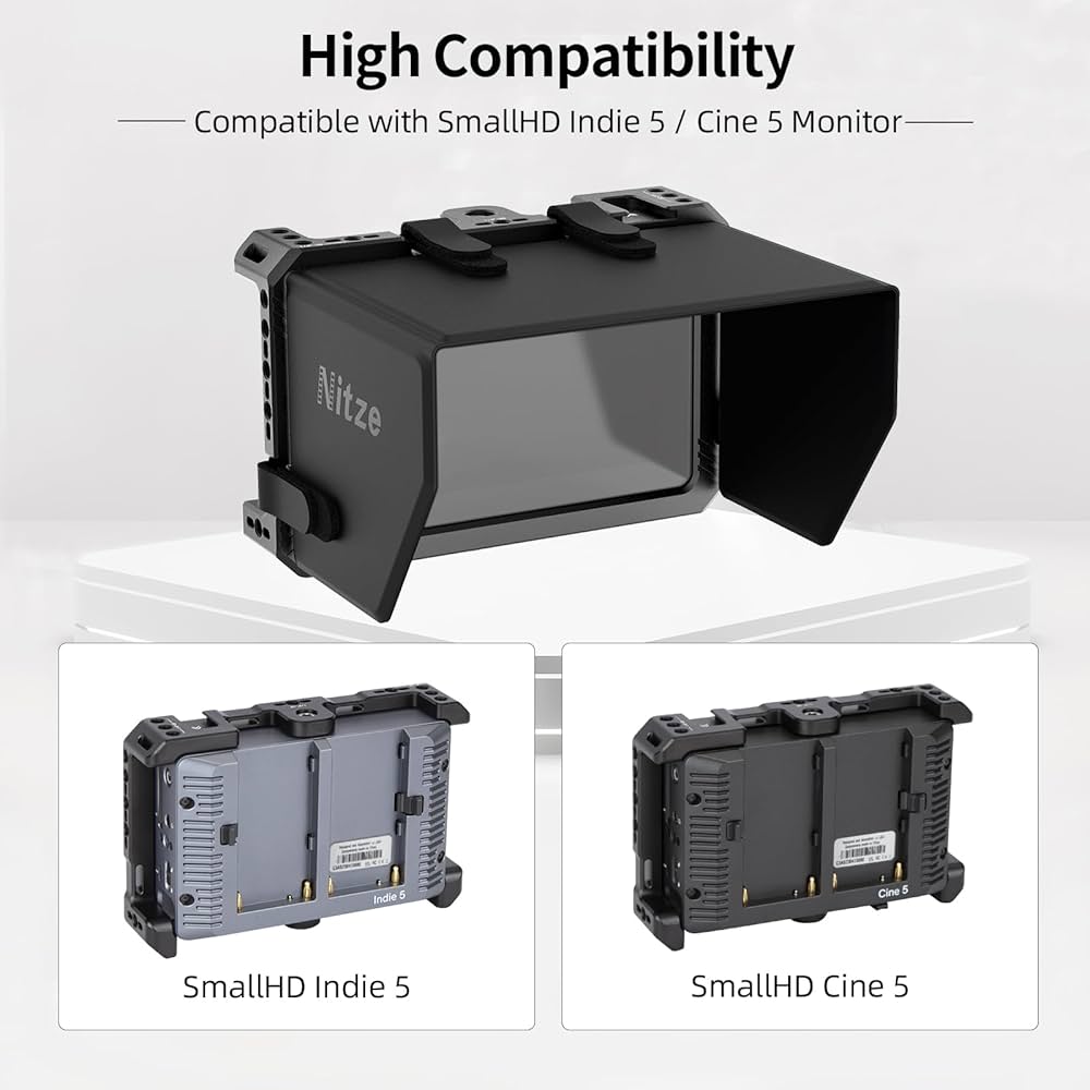 Amazon.co.jp: Nitze ケージキット SmallHD Indie 5 / Cine 5 モニター