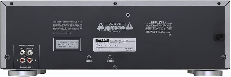 Amazon | TEAC CDプレーヤー AD-850 | ティアック(Teac) | ミニコンポ