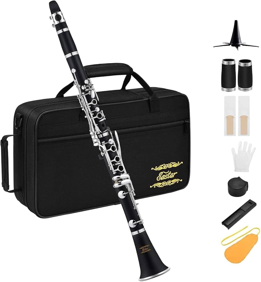 Amazon | Eastar クラリネット ニッケルメッキ B調 Clarinet ABS樹脂管
