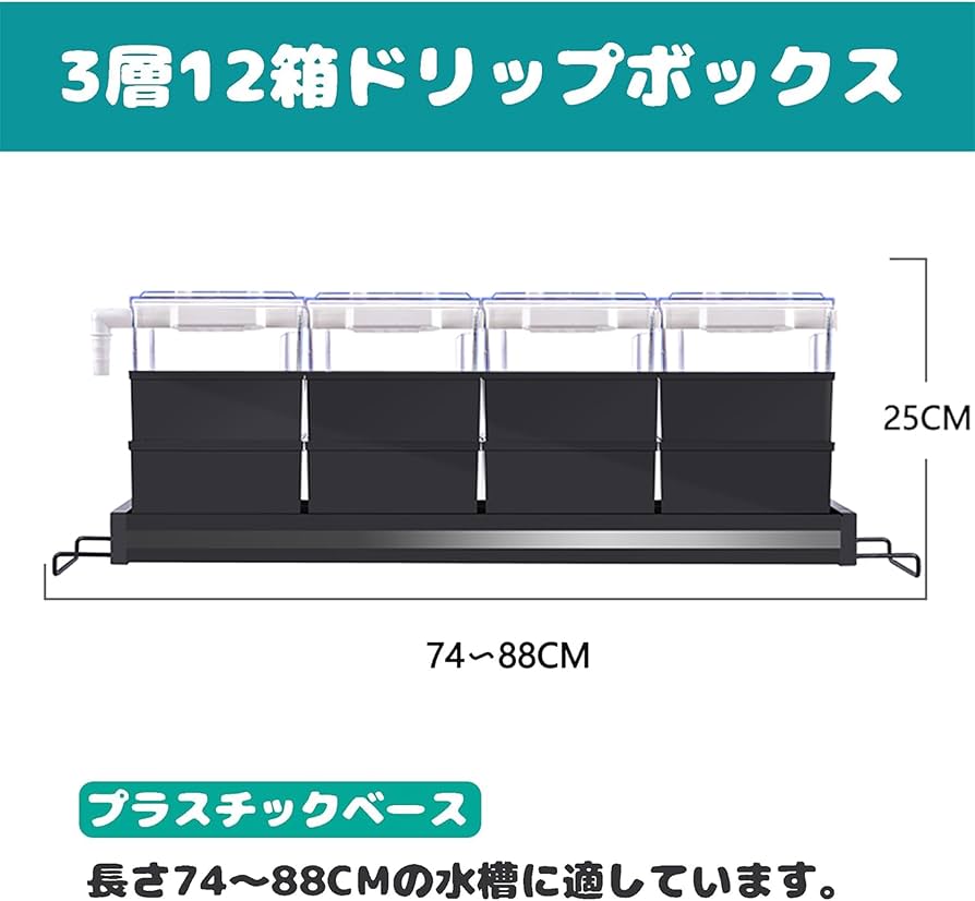 Amazon | 上部フィルター ウェット&ドライ トリプルろ過層 3段階ろ過