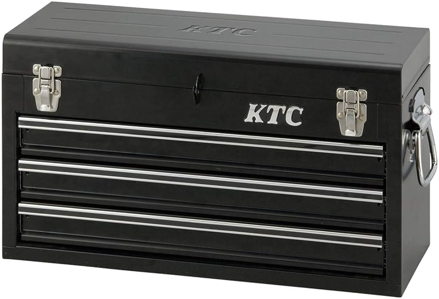 Amazon | 京都機械工具(KTC) ツールチェスト 3段3引出し ブラック