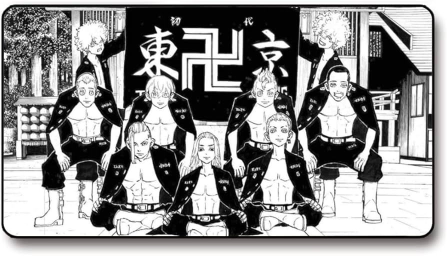 Amazon.co.jp: 東京リベンジャーズ 東京卍会 マウスパッド ゲーミング