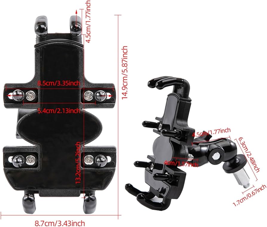 Amazon.co.jp: バイク用スマホホルダー 用 に適合するZX-14R に適合