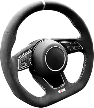 Amazon | Alfanxi ハンドステッチ Alcantaraハンドルカバー用 アウディ