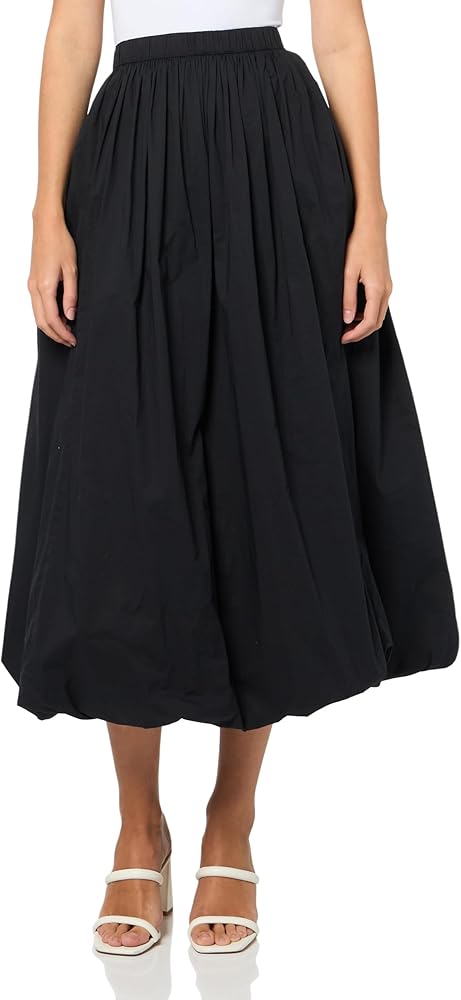 Bubble POPLIN Maxi Skirt at Amazon Women's Clothing store