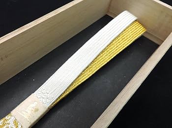 Amazon.co.jp: Club藤帯締め 皇結び 純金糸 帯締め （手組）3151(5frc