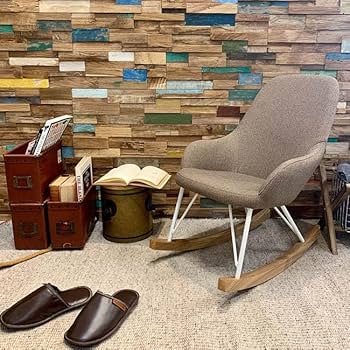 Amazon｜ダルトン ロッキングチェア (アイボリー) S K645-789 椅子