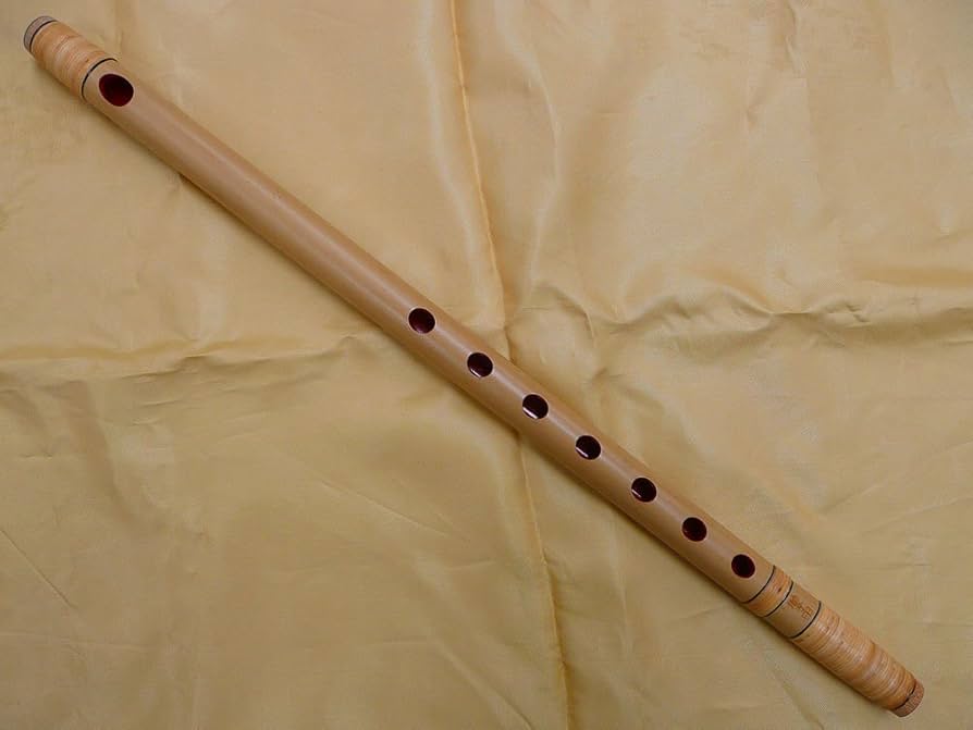 Amazon | 大岡紫山篠笛Cタイプ獅子田（籐両巻）7穴7本調子 | 篠笛