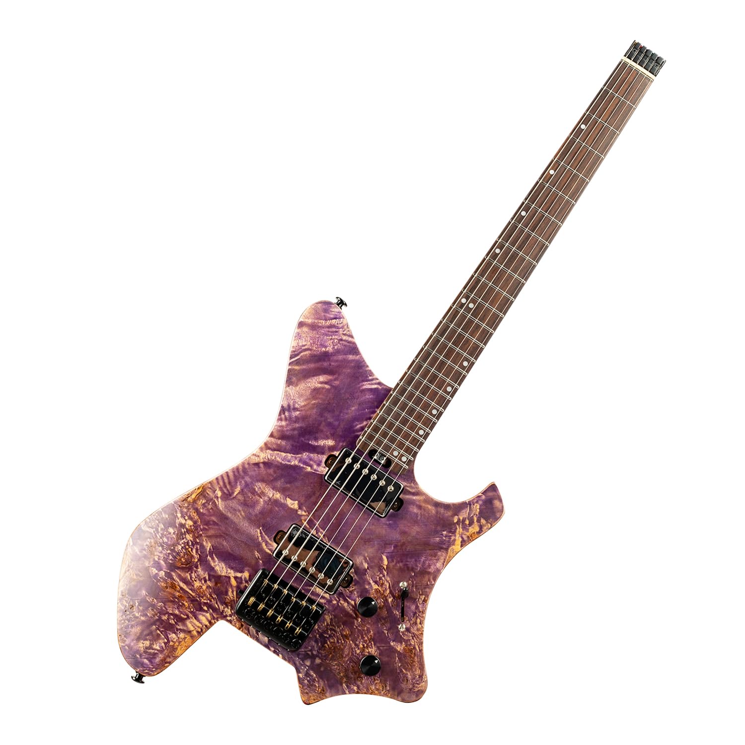 Amazon.com: EART Headless Electric Guitar GW2 fixed Bridge for 6