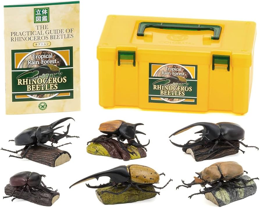 Amazon.co.jp: カロラータ 立体図鑑 カブトムシ フィギュア (6種
