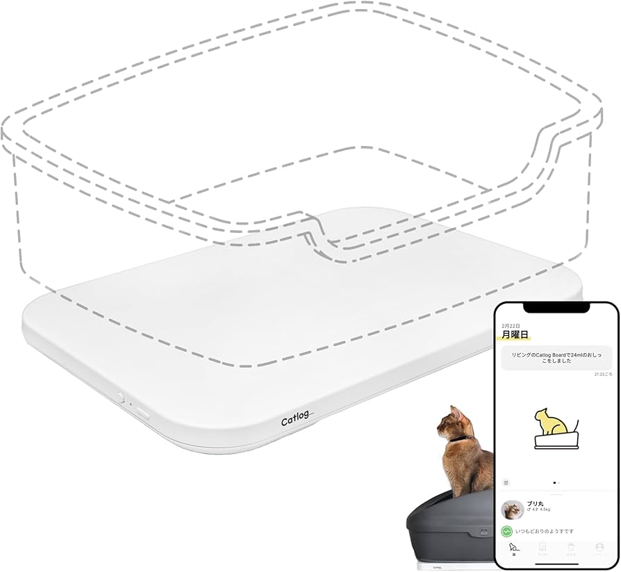 Amazon | Catlog Board 2 トイレの下に置くだけで始める猫様の健康管理