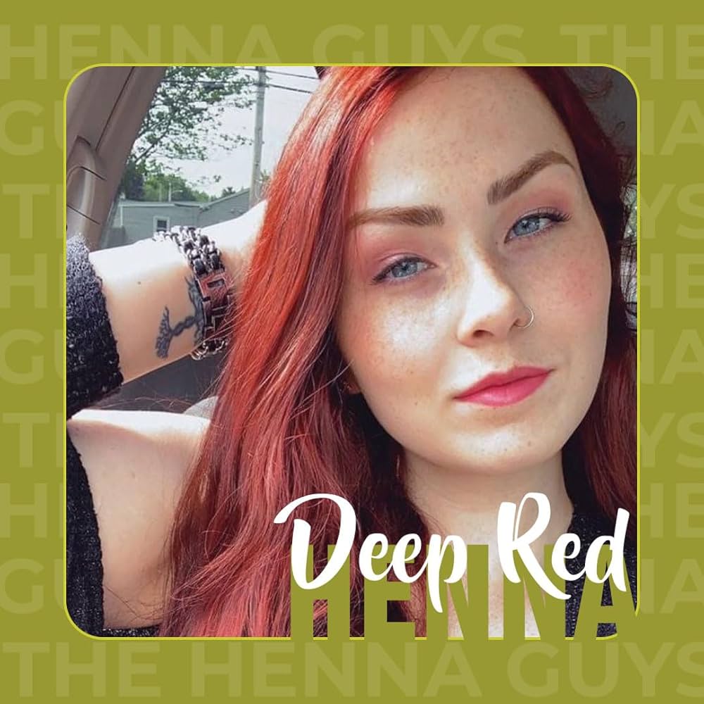 Amazon.com : 2 Packs Of Deep Red Henna Hair & Beard Color/Dye 100