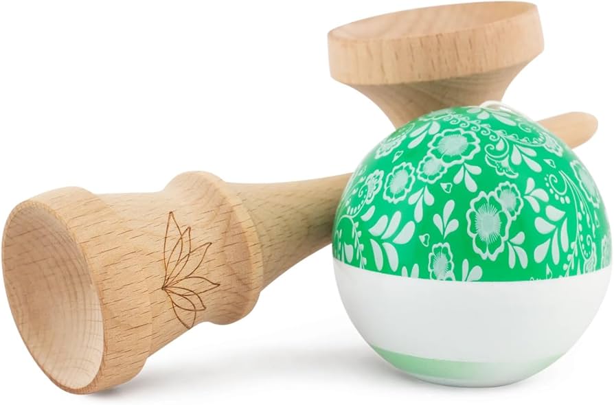 Amazon | LOTUS けん玉 ロータス ブルーム Bloom Kendama (グリーン