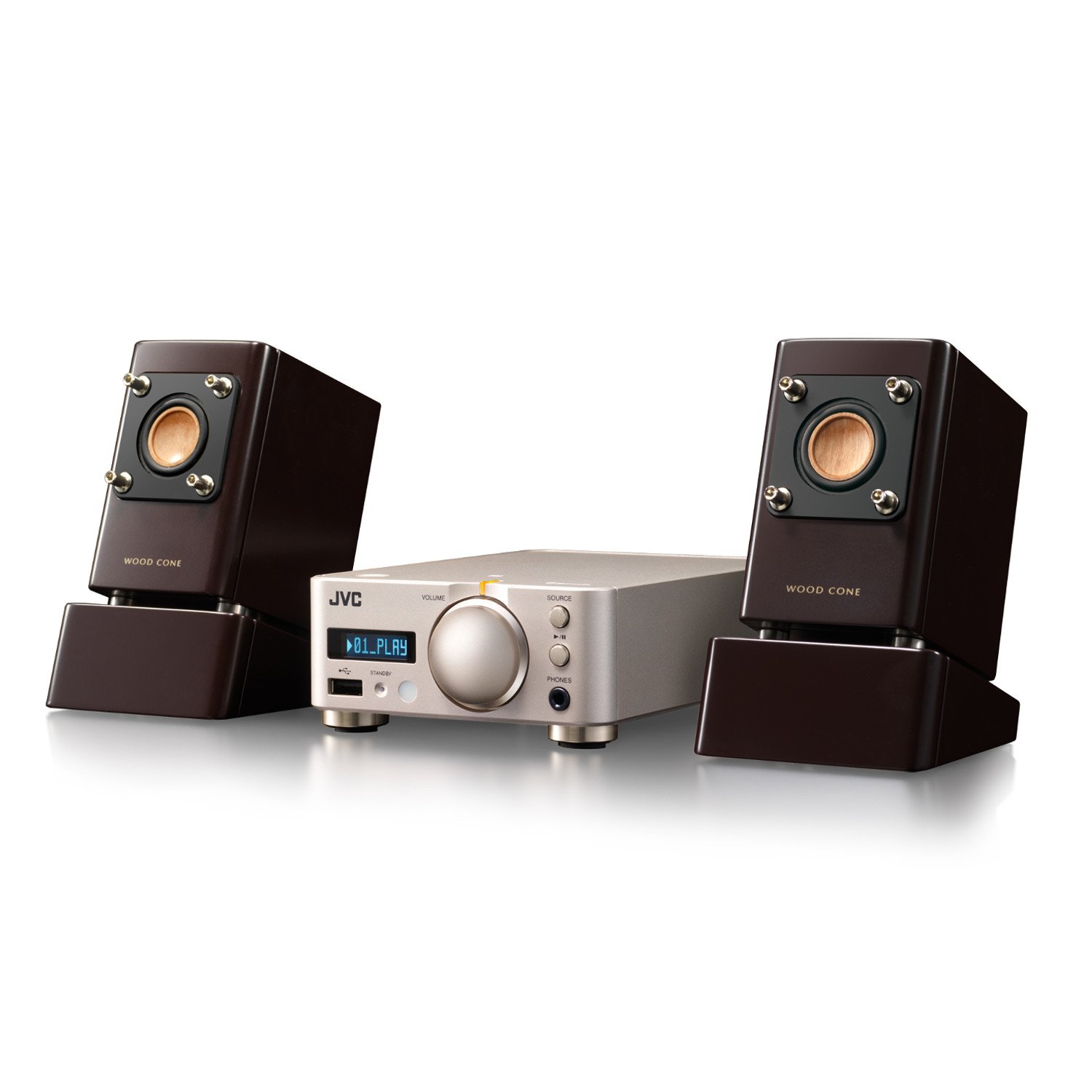 Amazon.co.jp: JVC ウッドコーンシリーズ EX-NW1 コンパクトコンポ