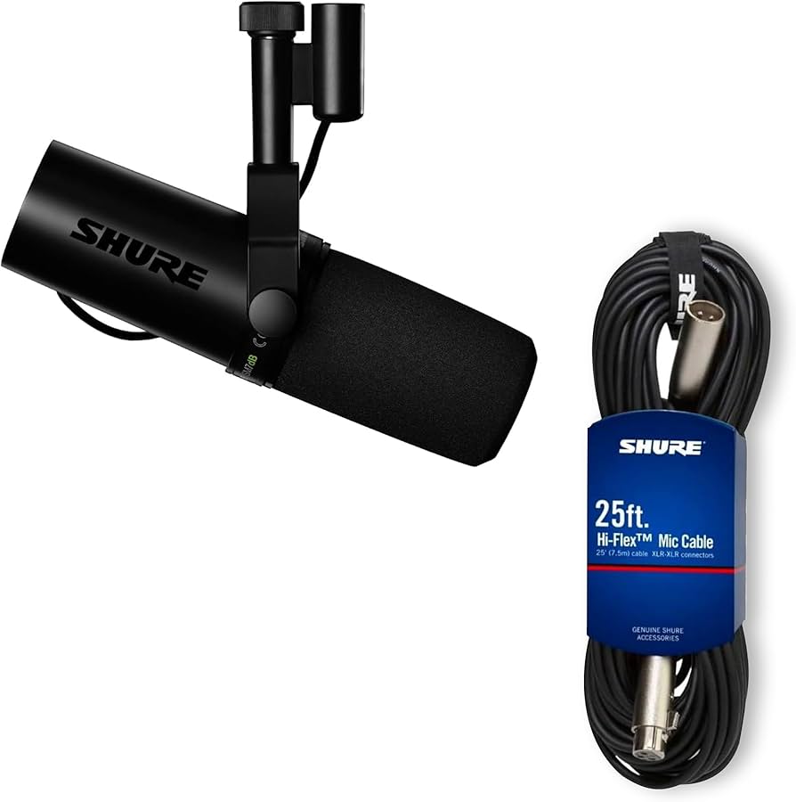 Amazon.co.jp: SHURE ダイナミックマイク SM7dB プリアンプ搭載 【国内