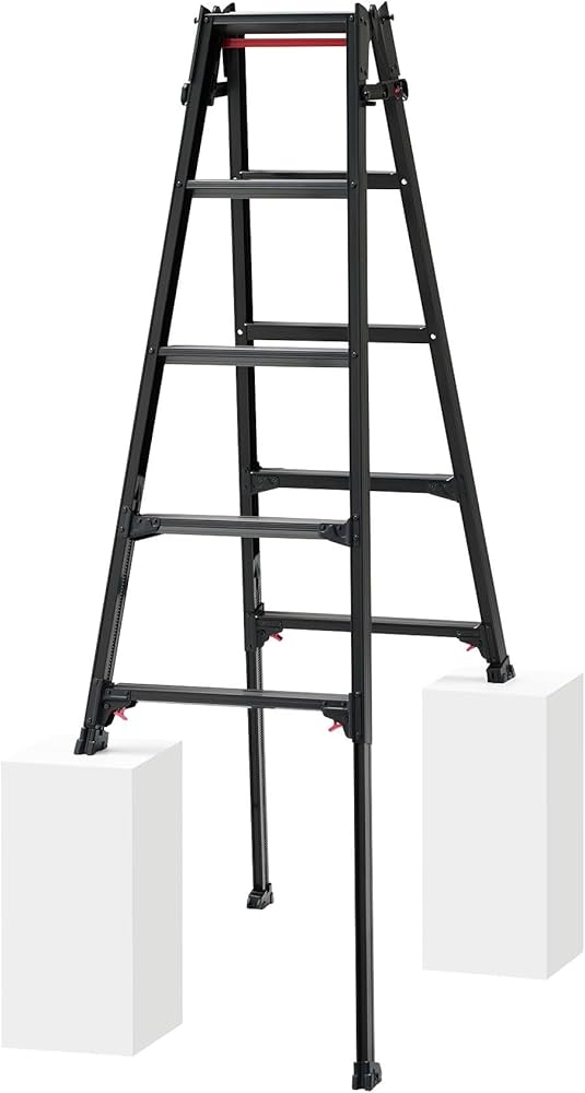 Amazon.co.jp: 長谷川工業(Hasegawa) BLACK LABEL はしご兼用伸縮脚立