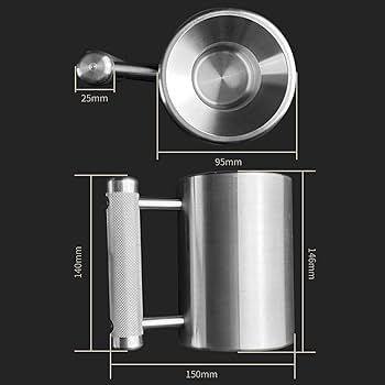 Amazon.co.jp: ステンレス鋼8kgヘビーダンベルカップ、太りすぎ