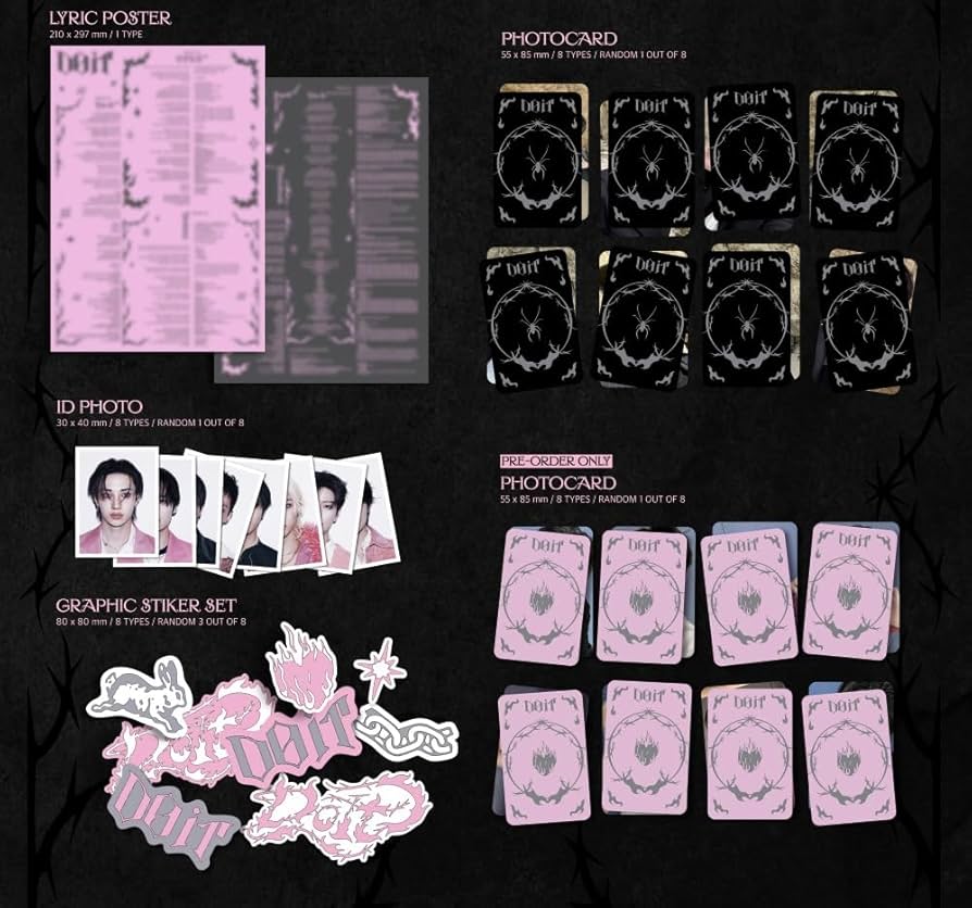 straykids do it アルバム accordion 8種類 24枚 STRAY KIDS - [DO IT