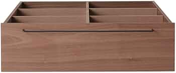 Amazon｜無印良品 ベッドフレーム下収納・大・ウォールナット材・高さ