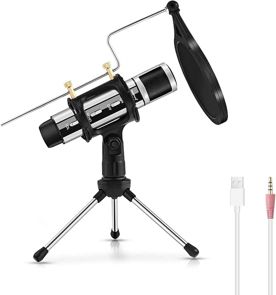 Amazon | ZealSound コンデンサー スマホマイク エコー機能付き