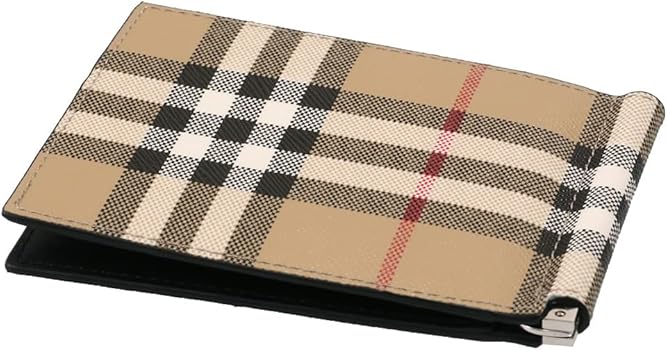 Amazon.co.jp: [BURBERRY] [バーバリー] マネークリップ 2つ折り財布