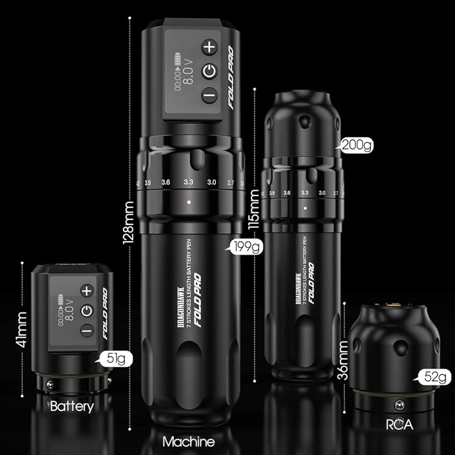 Amazon.co.jp: MAST TATTOO ワイヤレスバッテリー Fold Pro タトゥー