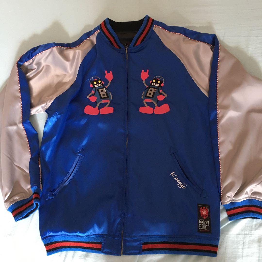 Amazon.co.jp: スカジャン キン肉マン ステカセキング Lサイズ