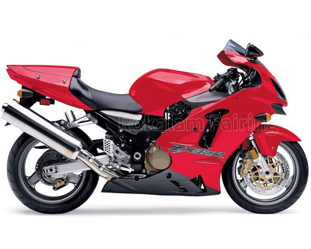 Amazon | 忍者 適用ZX-12Rレッドブラックフェアリング適用ZX12R 2002